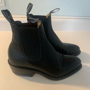 R.M. Williams Black Booties Size 7